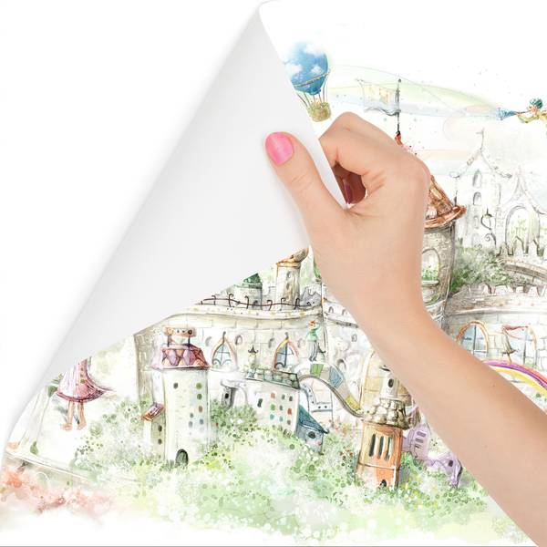 Vlies-Fotobehang VOOR Kinderen Kasteel 180 x 120 x 120 cm