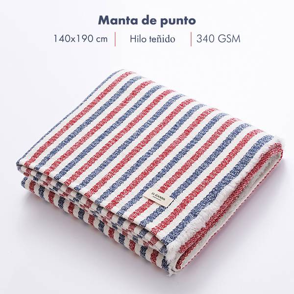 Strickdecke GAN014 Textil - 8 x 40 x 478 cm