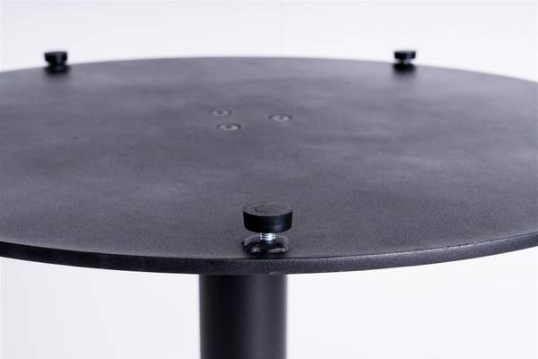 Tischgestell Portland Schwarz - Stahl - 64 x 73 x 64 cm