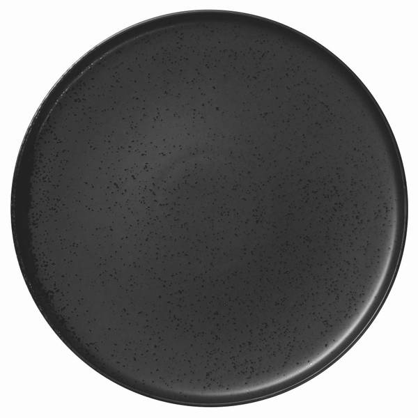 Essteller Coppa Schwarz - Naturfaser - 26 x 2 x 26 cm
