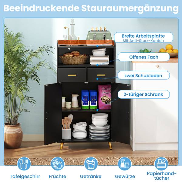 Dressoir VH34037 zwart