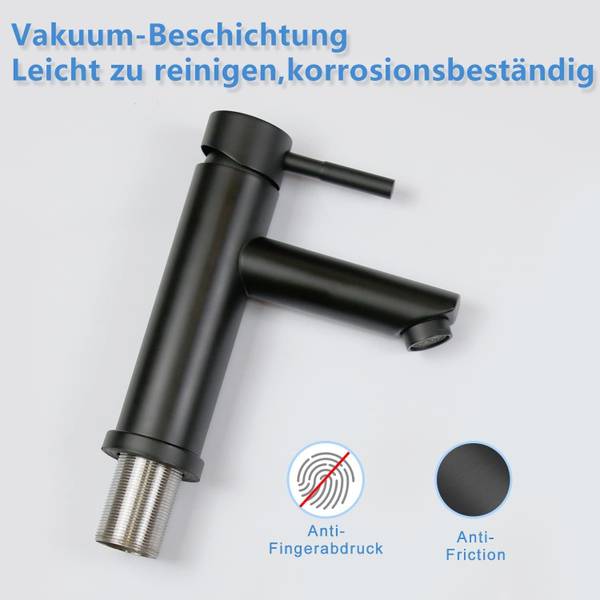 Waschtischarmatur Everett Schwarz