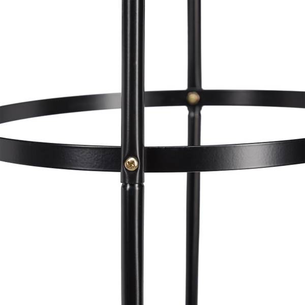 Plantensteun set van 2 zwart - ijzer - 29 x 149 x 29 cm