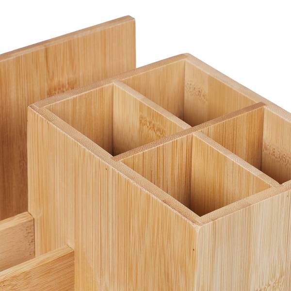 Schreibtisch Organizer Bambus Braun - Bambus - 21 x 11 x 19 cm
