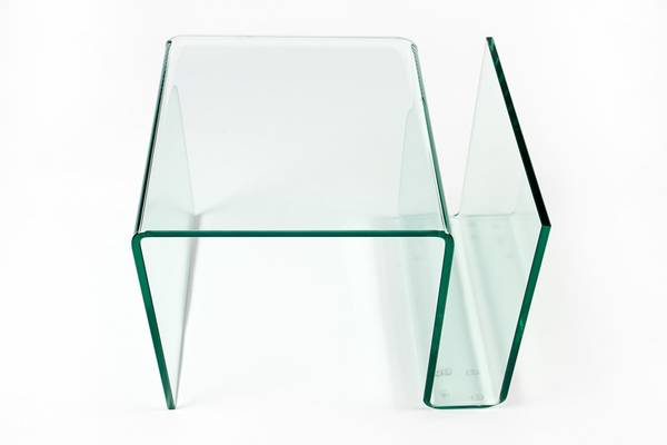 Couchtisch FANTOME Klarglas - Kristallglas - Sicherheitsglas - 50 x 38 x 40 cm
