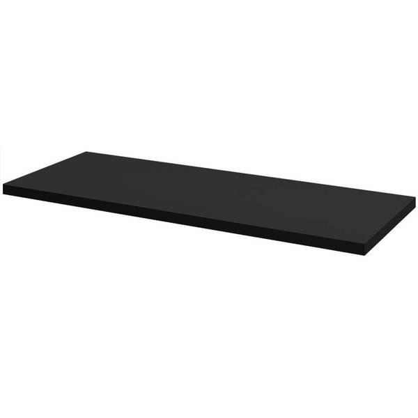 Waschtischunterschrank Skelbolu Schwarz - Eiche - Breite: 101 cm