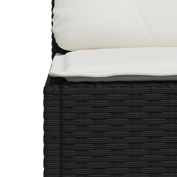 Salon de jardin 3036234-1 (lot de 7) Noir - Acier - 63 x 62 x 63 cm