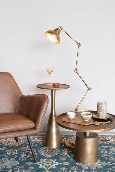 Couchtisch MASON Gold - Metall - 60 x 40 x 60 cm