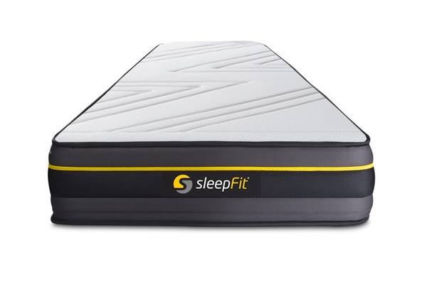 Matratze Active - 80 x 210 Weiß - Textil - 80 x 24 x 210 cm