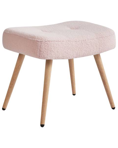 Fauteuil VEJLE Marron - Rose foncé