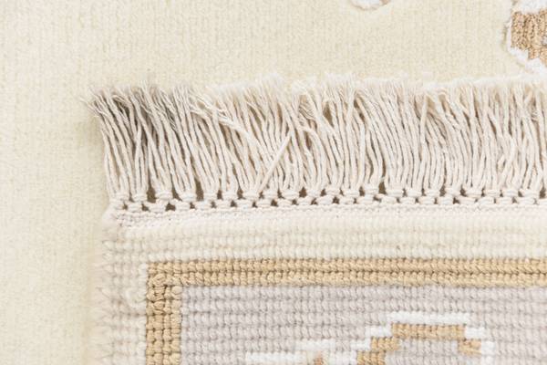 Tapis de passage Darya DCCCXCIV Beige - Laine - 84 x 1 x 201 cm