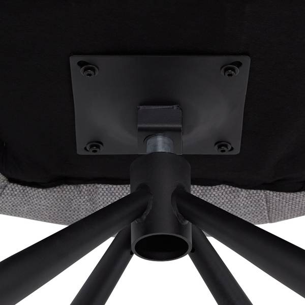 Chaise de salle à manger pivotante 2840 Gris - 1 chaise