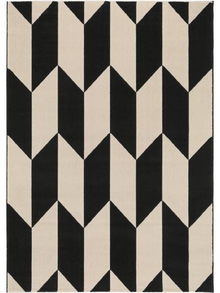 Teppich Dessert Schwarz - 160 x 230 cm