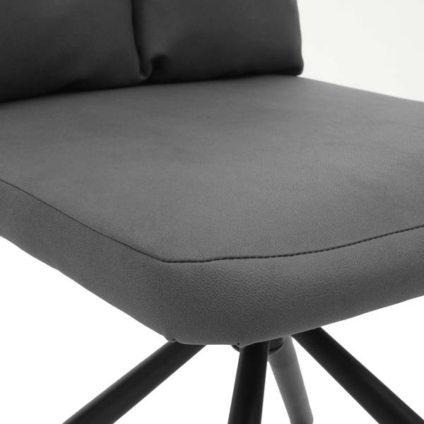 Esszimmerstuhl G58 (6er-Set) Grau - Textil - 50 x 90 x 65 cm