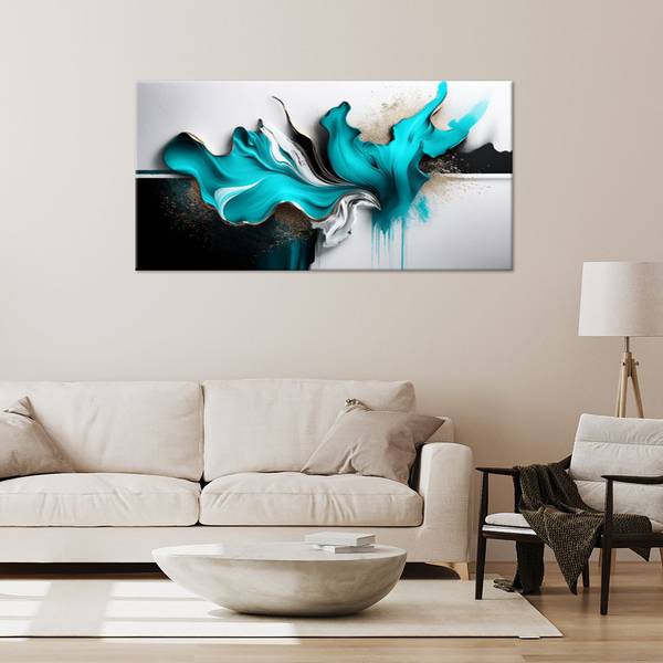 Tableau déco Abstraction Effet 3D 100 x 50 cm