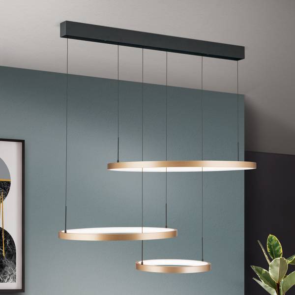 Hängeleuchte SPHERE Gold - Metall - 80 x 150 x 112 cm