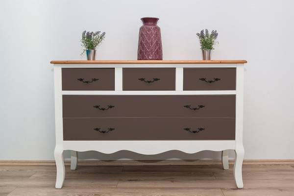 Möbelfolie Braun Braun - Kunststoff - 100 x 50 x 50 cm