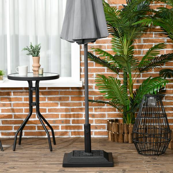 Standaard 84D-229V00BK zwart - metaal - 44 x 33 x 44 cm
