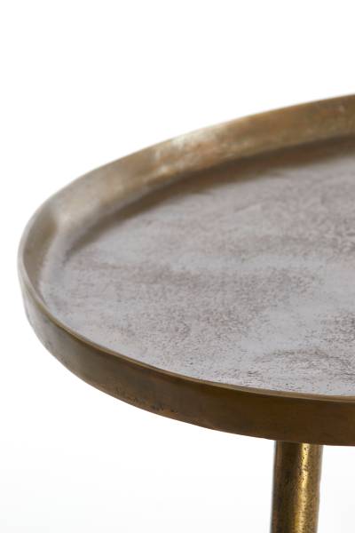 Tisch LIENZ Braun - Metall - 60 x 36 x 80 cm