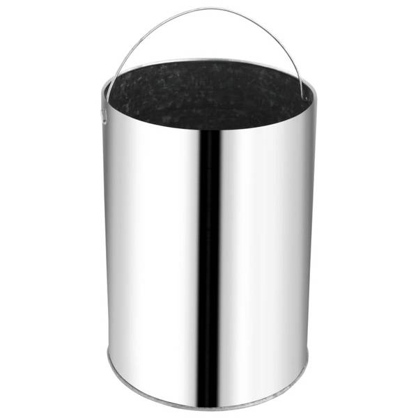 Mülleimer 51094 Silber - Edelstahl - 25 x 61 x 25 cm