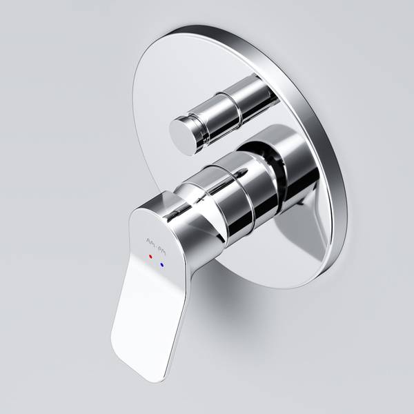 AM.PM Unterputz Duscharmatur Silber - Messing - 15 x 18 x 14 cm