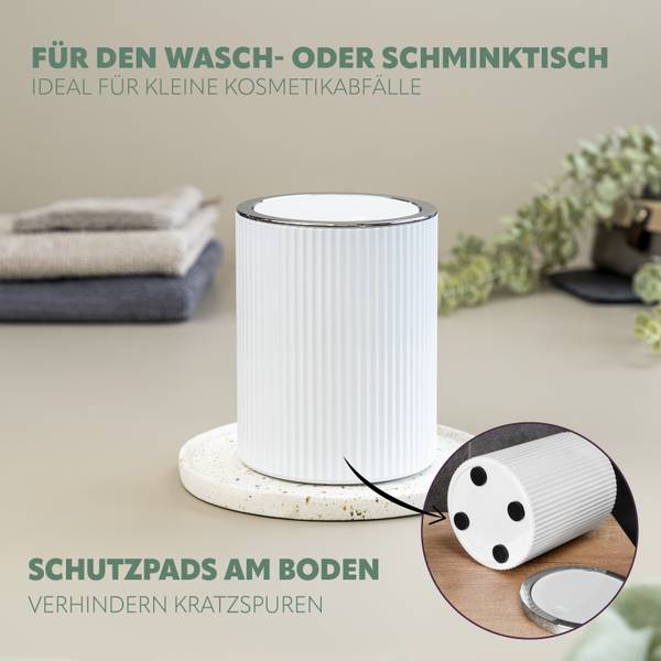 Minikosmetikeimer Gavello 90318 Weiß