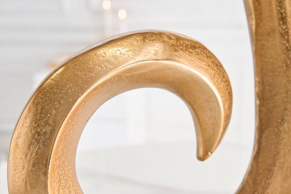 Vase WAVE Gold - Aluminium - 26 x 47 x 8 cm
