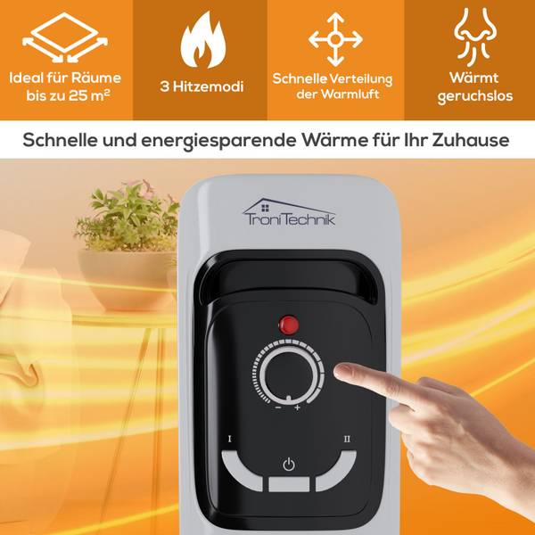 Ölradiator TT-OR 211 Weiß