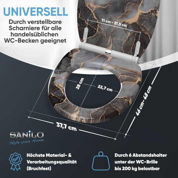 WC Sitz Marmor Abstrakt kaufen