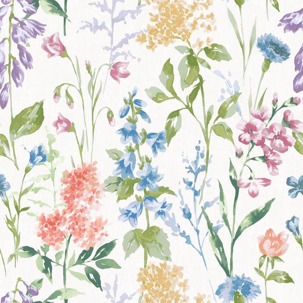 Vliestapete Elston Garten Wildblume Fleece - 52 x 1000 x 2 cm