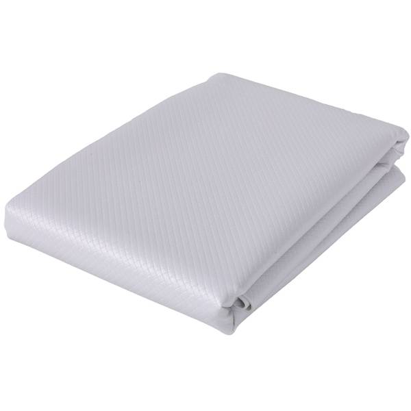 Tischpolster Raute 22OV Weiß - Kunststoff - 140 x 1 x 320 cm