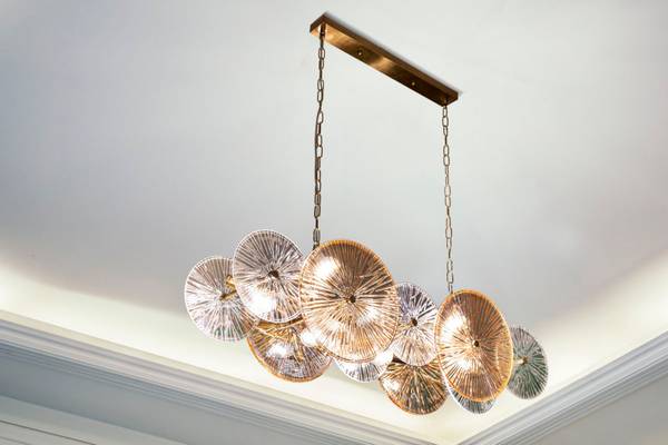 Kroonluchter Osaka goud - metaal - 100 x 28 x 23 cm