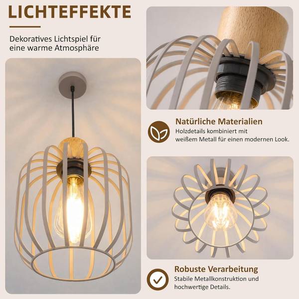Pendelleuchte Foreman II Grau - Metall - 18 x 145 x 10 cm