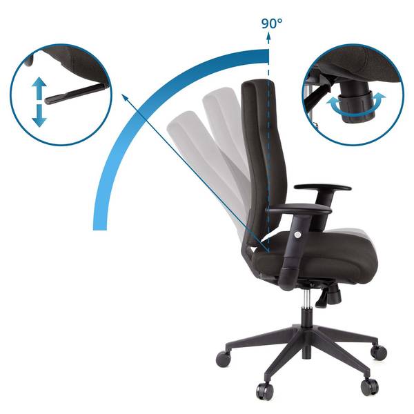 Bürostuhl PRO-TEC 300 Schwarz