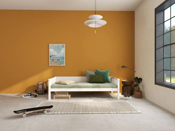 Kinder Einzelbett Viggo Weiß