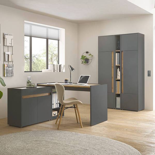 Kommode CRISP-61-123 Grau - Holzwerkstoff - 80 x 70 x 40 cm