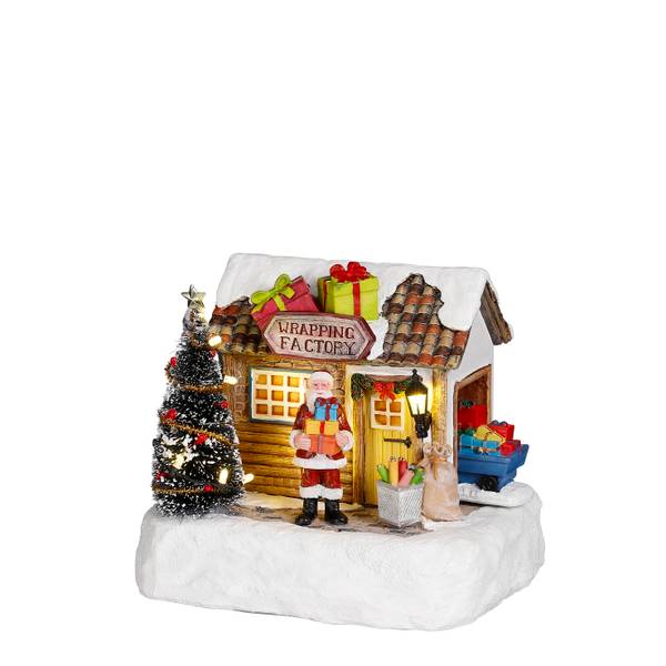 Weihnachtsdorf Luville Originals Kunststoff - 13 x 14 x 17 cm