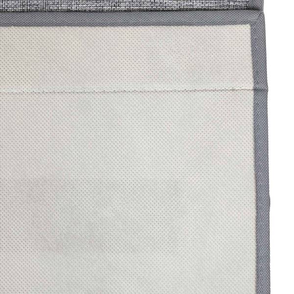 2er-Set Aufbewahrungsbox Faltbox Malabo Grau - Textil - 25 x 35 x 38 cm