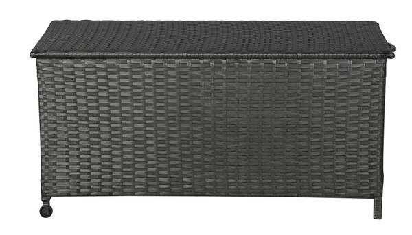 Boîte à oreiller Kaplo Noir - Rotin - 133 x 63 x 54 cm