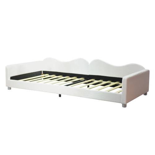 Kinderbett M012-01 Weiß - Holzwerkstoff - 95 x 42 x 214 cm