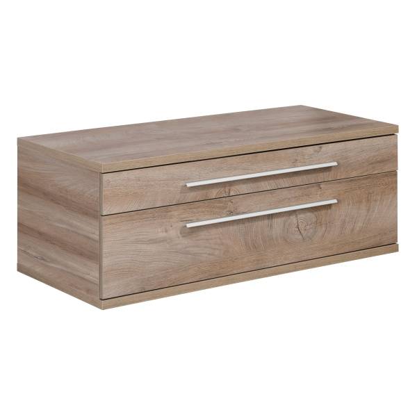 Waschbeckenunterschrank Stanford Braun Braun - Holzwerkstoff - 112 x 43 x 56 cm