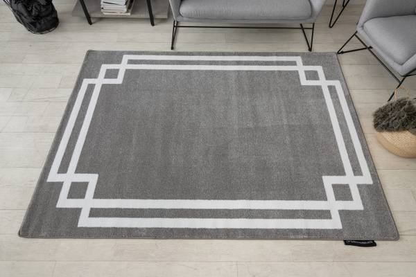 Tapis Hampton Lux Gris 120 x 170 cm