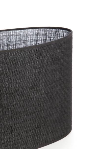 Lampenschirm SENDAI Schwarz - Stahl - 15 x 25 x 30 cm