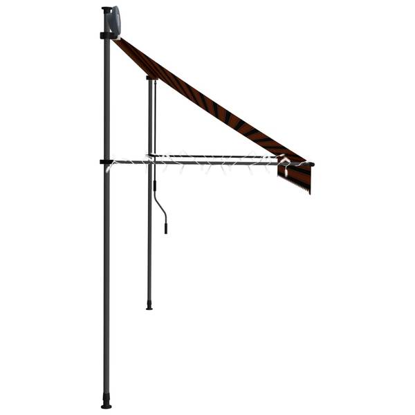 Einziehbare Markise 3000948-4 Braun - Orange