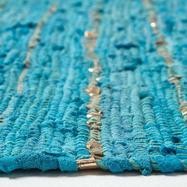 Tapijt GLITTRUG blauw - 120 x 180 cm