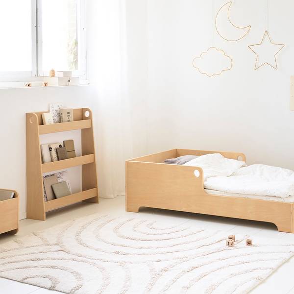 Kinderteppich SKANDINAVISCH Beige - Textil - 120 x 1 x 170 cm