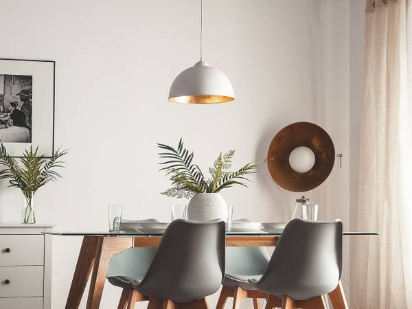 Pendelleuchten CETINA Gold - Weiß