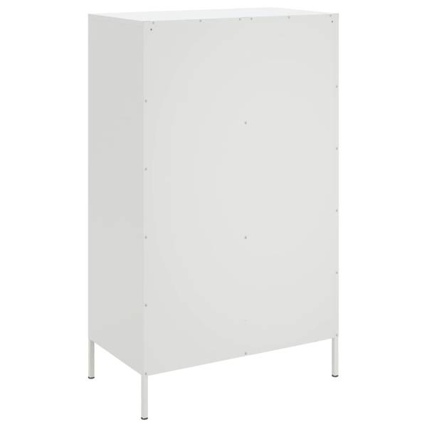 Highboard DE7666 Weiß - Metall - 68 x 113 x 39 cm