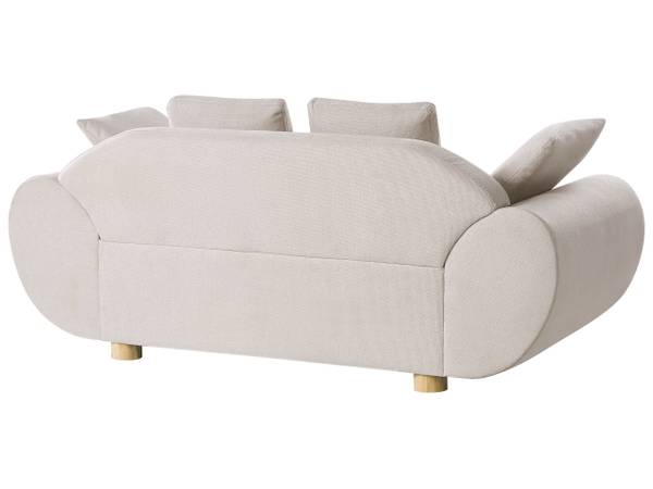 Sitzgruppe RINGEL 3-tlg Beige - Braun - Textil - 87 x 75 x 87 cm