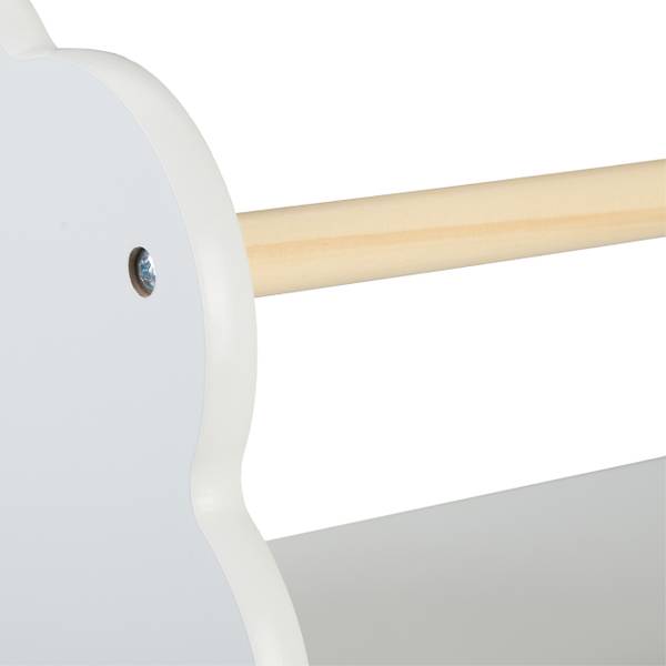 Bücherregal Kinder Wolke 3er Set Braun - Weiß - Holzwerkstoff - 50 x 24 x 18 cm